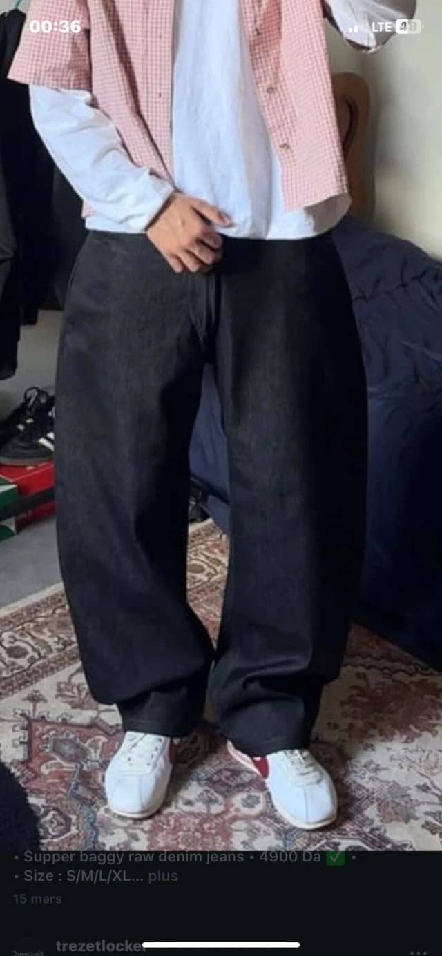 Jean Super baggy noir